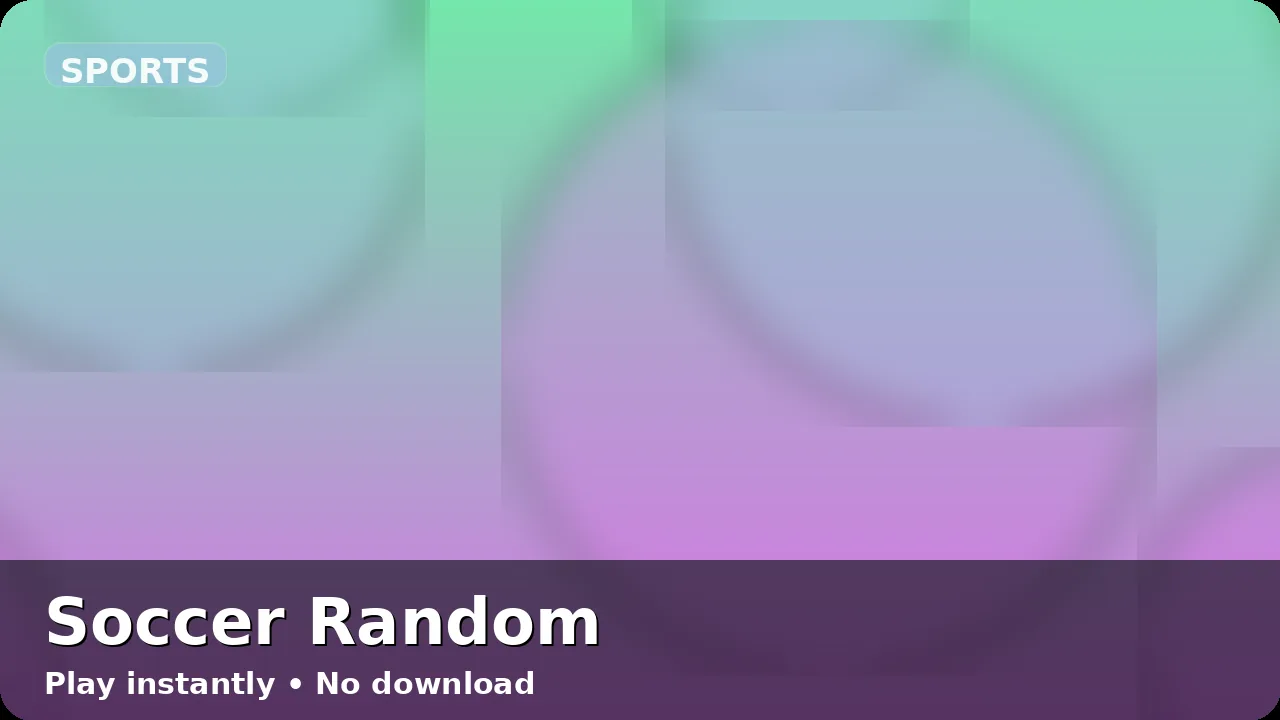 Soccer Random — free browser game
