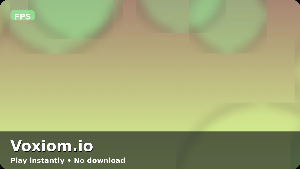 Voxiom.io — free browser game